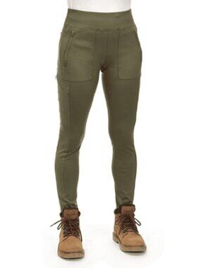 Ridgecut Women's Work Leggings Workwear Olive Size XL